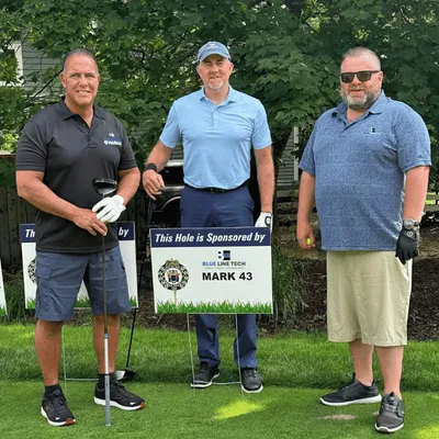 Blue Line Tech partners at a Mark43-sponsored golf outing