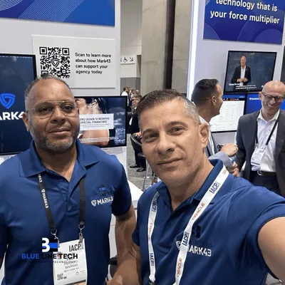 Blue Line Tech partners at a public safety conference